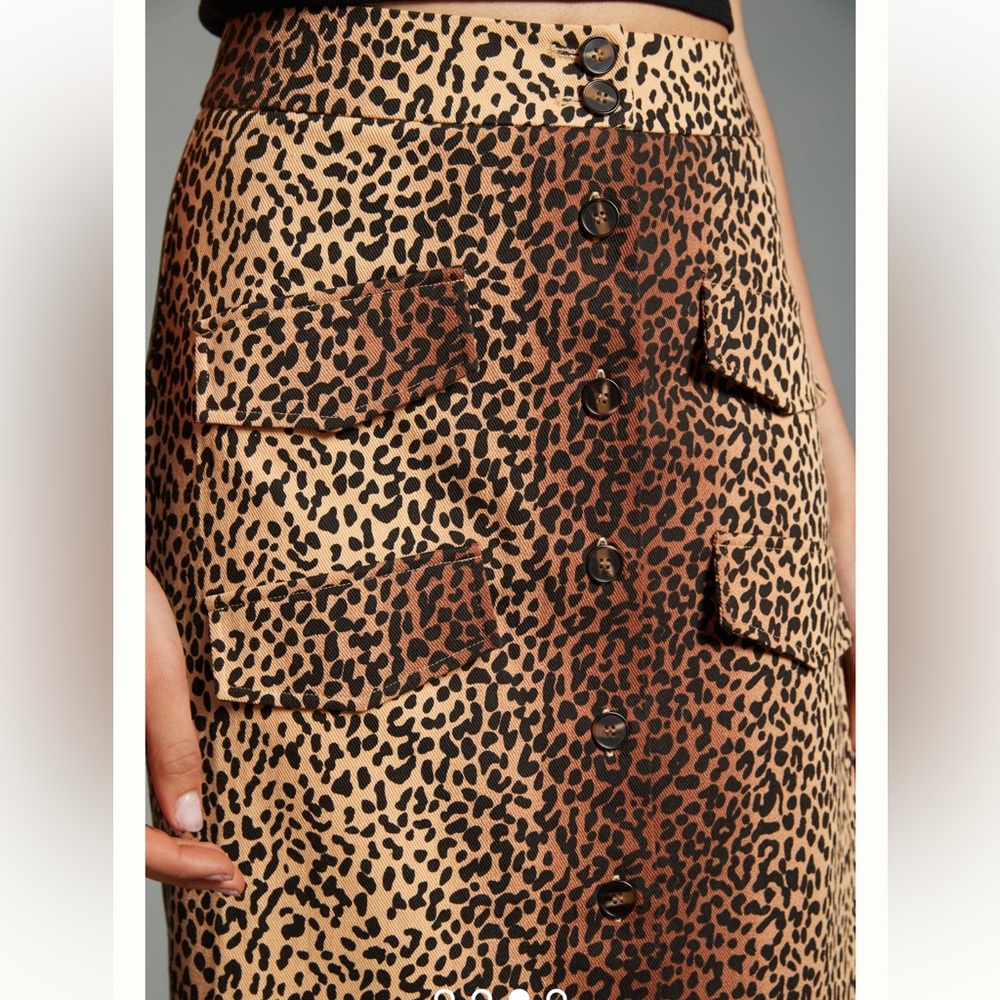 Anthropologie Mare mare leopard print skirt - Picture 2 of 7